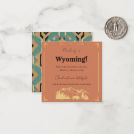 Tatanka BisonYellowstone Ranch Wedding Detail Kaar Notitiekaartje