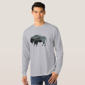 Tatanka Buffalo Bison Natuur T-shirt (Voorkant volledig)