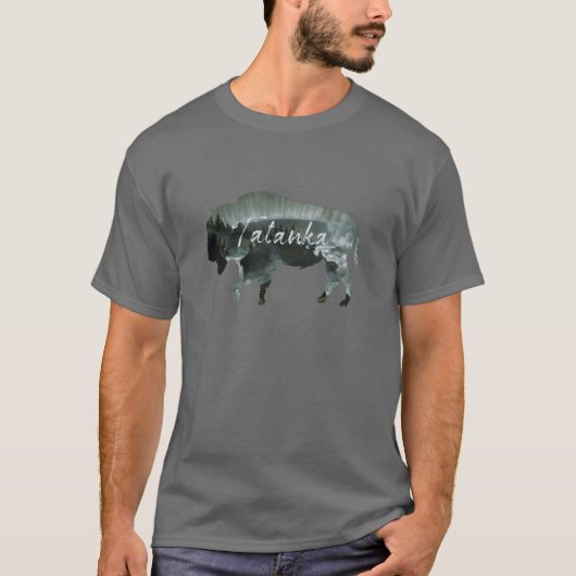 Tatanka Buffalo Bison Natuur T-shirt (Voorkant)