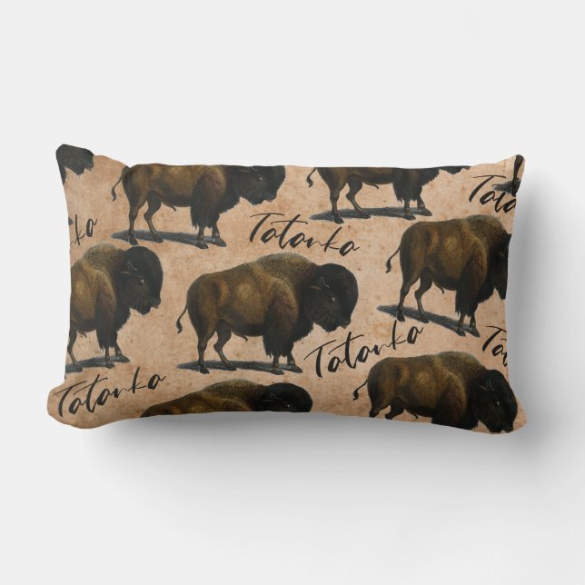 Tatanka Buffalo Bison Western Home Decor Kussen (Voorkant)
