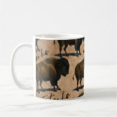 Tatanka Buffalo Bison Westerne koffie Mok (Links)