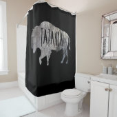 TATANKA BUFFALO BISON WILDLIFE NATUUR SCHILDERACHT DOUCHEGORDIJN (In situ)