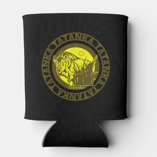 Tatanka (Buffalo) Geel Blikjeskoeler (Achterkant)