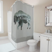 TATANKA BUFFALO WILDLIFE NATUUR SCHILDERACHTIG DOUCHEGORDIJN (In situ)