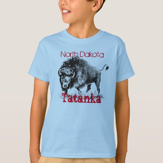 "Tatanka" met Amerikaanse bizon T-shirt (Voorkant)