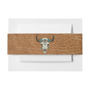 Tatanka Yellowstone Western Invite Belly Band Uitnodigingen Wikkel