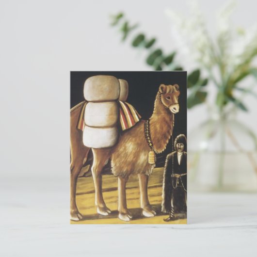 Tatar Camel Driver door Niko Pirosmani Briefkaart (Staand voorkant)