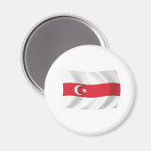 Tataren van Belarus Vlag Magneet (Voorkant / Achterkant)