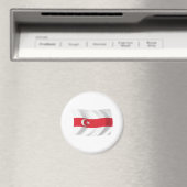 Tataren van Belarus Vlag Magneet (Insitu (Vaatwasser))