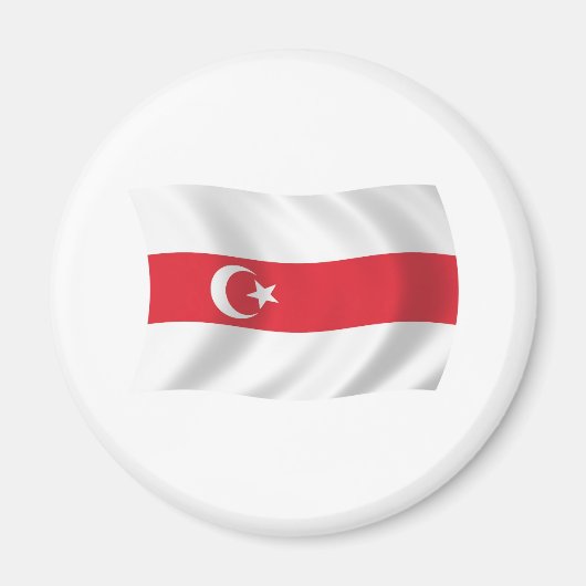 Tataren van Belarus Vlag Magneet (Voorkant)