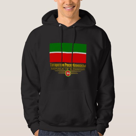 Tatarstan Flag Apparel Hoodie (Voorkant)