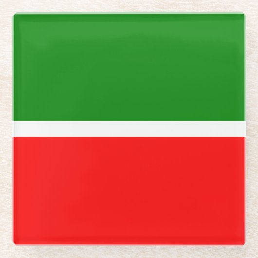 Tatarstan Glazen Onderzetter (Voorkant)