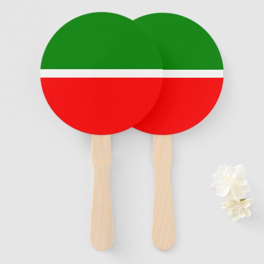 Tatarstan Handwaaier (Voorkant en achterkant)
