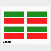 Tatarstan Rechthoekige Sticker (Vel)