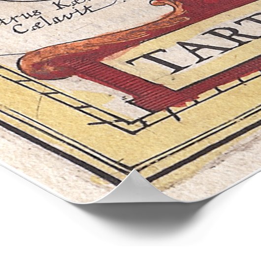 Tatary Antiek Map of Central and Northern Asia Poster (Hoek)