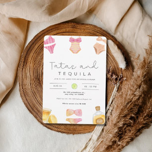 Tatas & tequila lingerie bruidsfeest kaart
