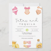 Tatas & tequila lingerie bruidsfeest kaart (Voorkant)