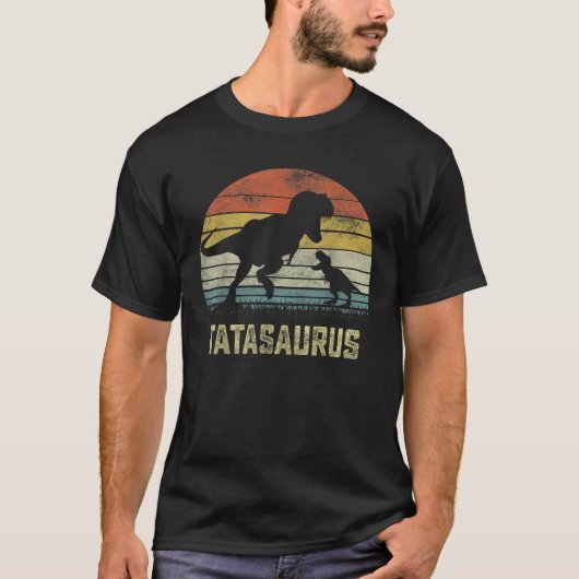 Tatasaurus T Rex Dinosaur Tata Saurus Family Match T-shirt (Voorkant)