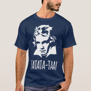 Tatatataa Grappige Ludwig van Beethoven 5e symfoni T-shirt