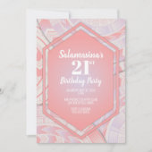 Tatau Cotton Snoep Diamond Verjaardagsuitnodiging Kaart (Voorkant)