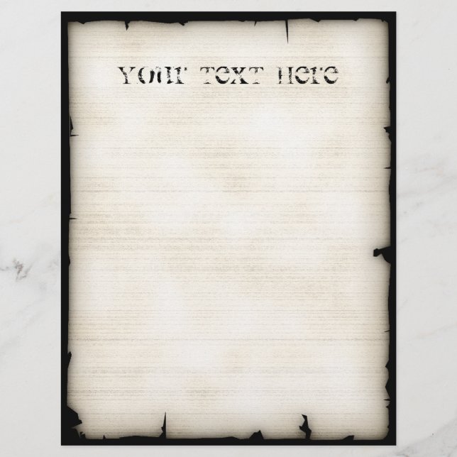 Tatched Western Style Letterhead (Voorkant)