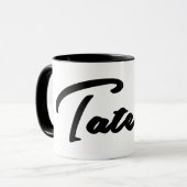 Tate Logo Mok | Andrew Tate Coffee Mok (Voorkant links)