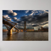 Tate Modern en Millennium Bridge Poster (Voorkant)