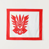 Tatenokai Flag Yukio Mishima Wandkleed (Voorkant (horizontaal))
