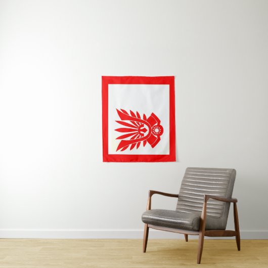 Tatenokai Flag Yukio Mishima Wandkleed (In situ)