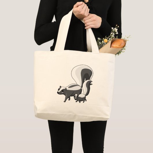 Tater en Tot de Skunks Grote Tote Bag (Voorkant (product))