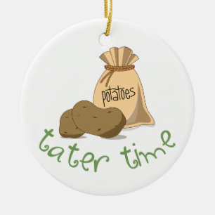 Tater Time Keramisch Ornament