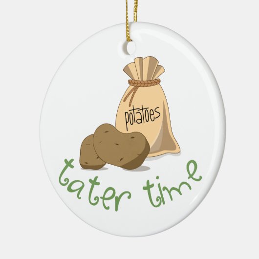 Tater Time Keramisch Ornament (Links)