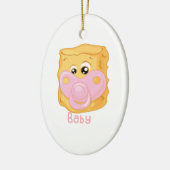 Tater Tot Baby Keramisch Ornament (Links)