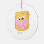 Tater Tot Baby Keramisch Ornament (Links)