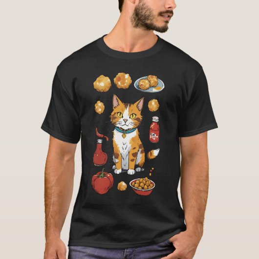 Tater tot cattitude t-shirt (Voorkant)