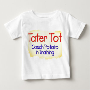 Tater Tot Couch Potato in Training Baby T-Shirt
