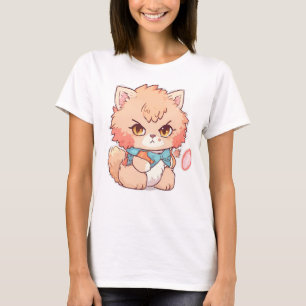 Tater Tot het stoere Kat – een Schattigee maar fel T-shirt