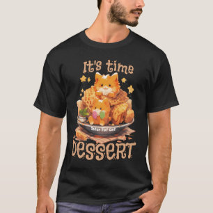 Tater Tot Kat in wafelbeker. T-shirt