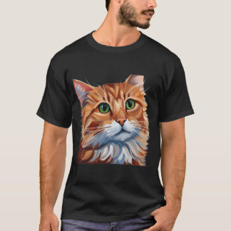 Tater tot Oranje kat - zacht geschilderd T-shirt