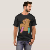 Tater tot Sticker T-shirt (Voorkant volledig)