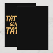 Taters Aardappel Plantaardige Voedsel Humor Gezegd Kaart (Voorkant / Achterkant)