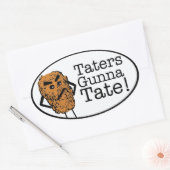 Taters gunna Tate Ovale Sticker (Envelop)