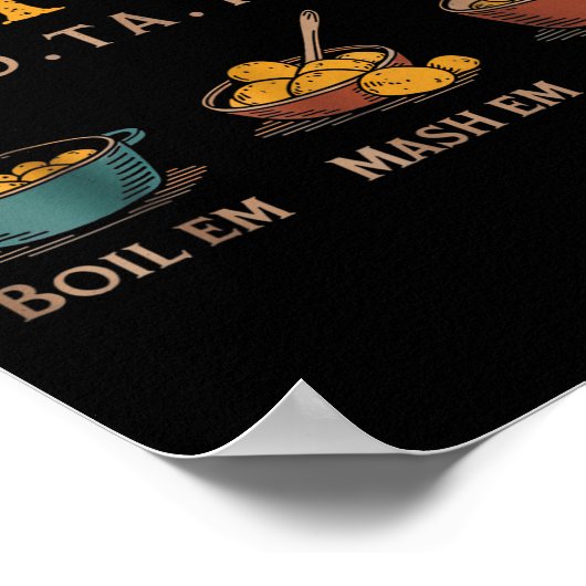 Taters -ta-toes  poster (Hoek)