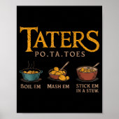 Taters -ta-toes  poster (Voorkant)