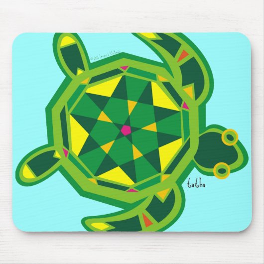 TATHA DE SEATURTLE #2 MOUSEPAD MUISMAT (Voorkant)