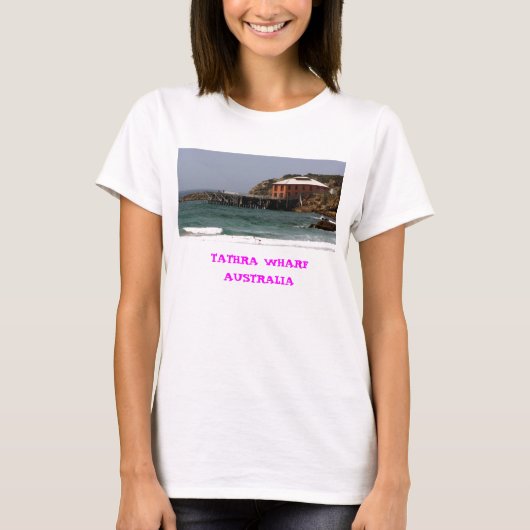 TATHRA WHARF AUSTRALIA T-SHIRT (Voorkant)