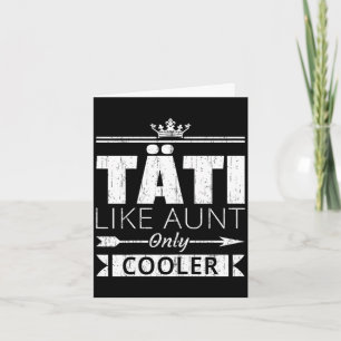 Tati koeler grappige Finse tante moederdag Kaart