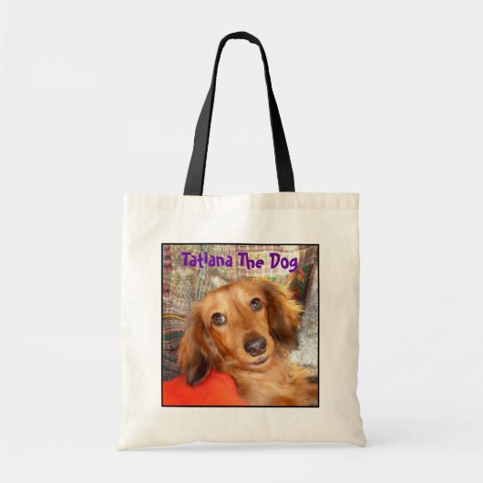 Tatiana De kleine Canvas tas van de Dog (Voorkant)