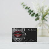 Tatoeage-atelier QR-code visitekaartje (Staand voorkant)