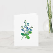 Tatoeage Bloemkaart Bedankkaart (Voorkant)